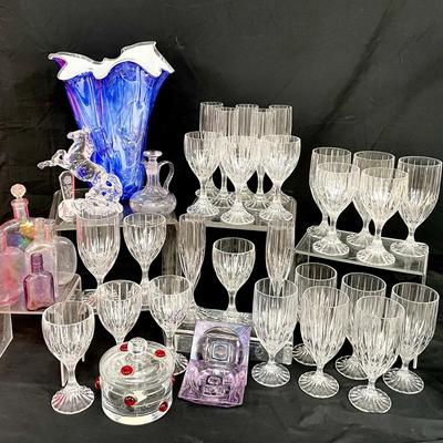 Vintage Glass & Crystal Stemware 