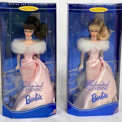 Vintage Enchanted Evening Barbies, New Condition 