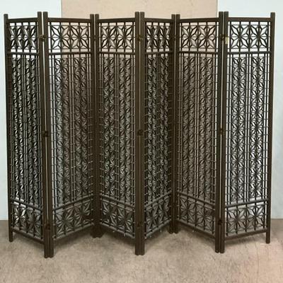 MCM (6) Panel Starburst Room Divider
