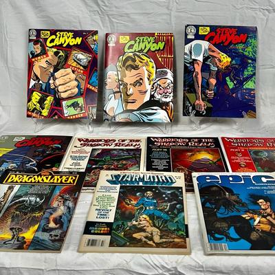 Epic Magazine, Star Lord Marvel Special, Warriors Of The Shadow Realm And More