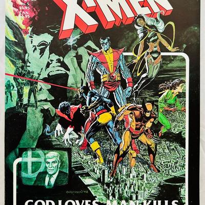 Marvel Graphic Novel 5 1982! 1st Print!  God Loves Man Kills  NM