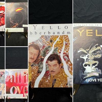 7” YELLO Vinyl Records
