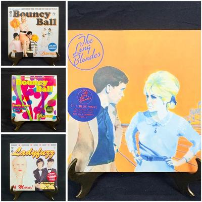 45rpm Vinyl:  Bouncy Ball, Long Blondes, Lady Fuzz