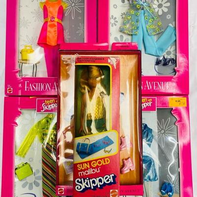 Teen Skipper Barbie With Wardrobe 