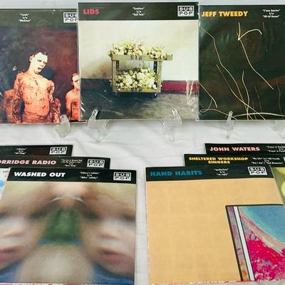 (9) Sub Pop Singles Club / Colored Vinyl 45’s