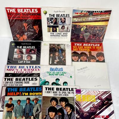 7” Vinyl By The Beatles Feat. Old Brown Shoes & Many More! 