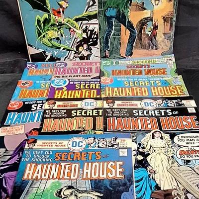13 Vintage DC Comics - Secrets Of Haunted House And Secrets Of Sinister House