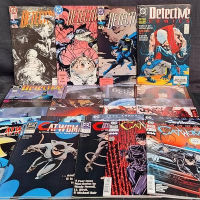 29 Assorted DC Batman And Catwoman Comics 