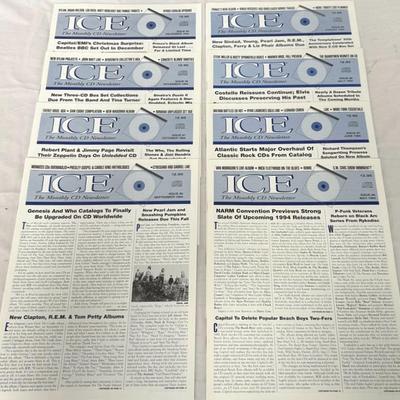 Vintage 1994 ICE The Monthly CD Newletters