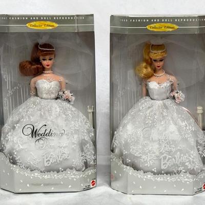 Collectors Edition Wedding Day Barbies 