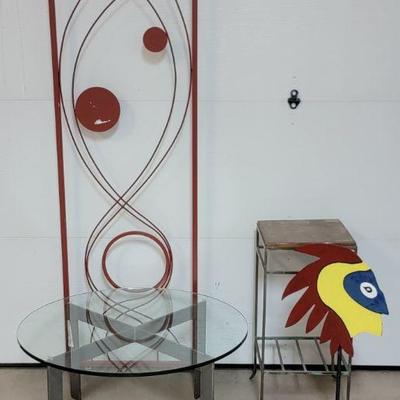 Handmade Metal Work Tables & Art +
https://ctbids.com/estate-sale/35441/item/3985618/Handmade-Metal-Work-Tables-Art