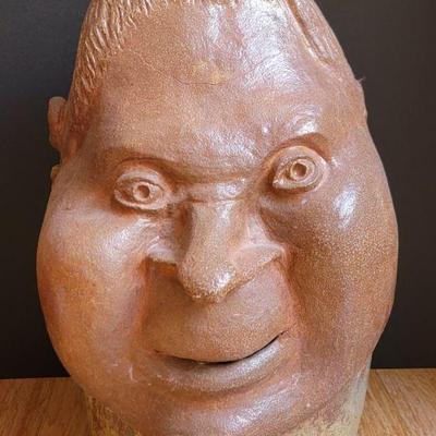 Handmade & Affectionately Called "The Big Head" Pottery...