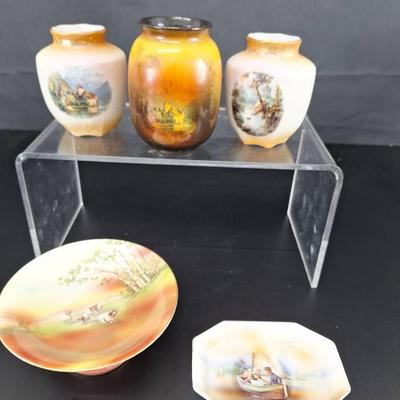 5 Royal  Bayreuth Decorative Pieces 