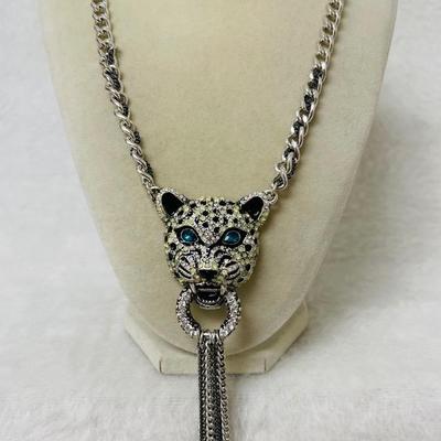 “Betsey Johnson” Leopard Necklace