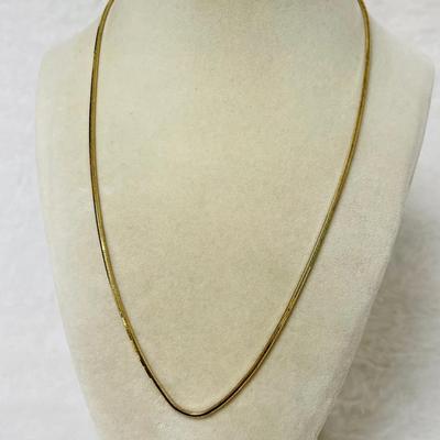 Sterling Silver Gold Tone “Milor” Necklace