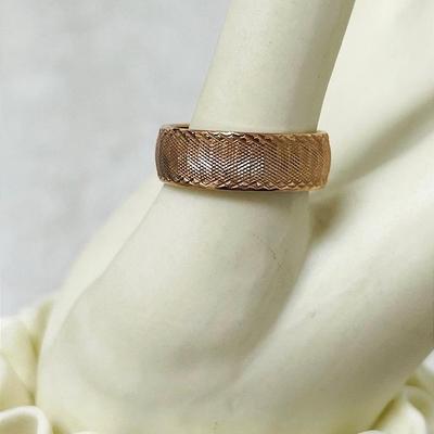 “Milor” Rose Gold Tone Sterling Ring