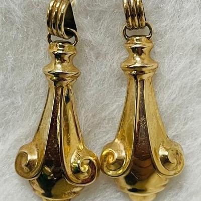 14K Gold Dangle Earrings