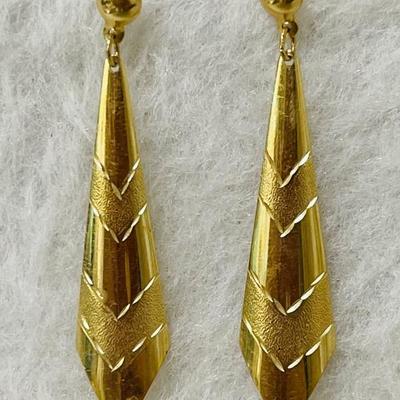 14KT Dangle Earrings 
