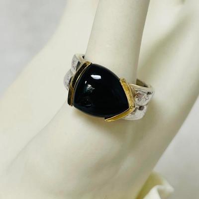 Sterling Silver and Gold Tone Ring