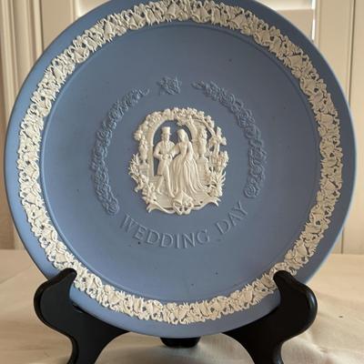  Jasperware Wedding Wedgwood Plate  8-3/4 Inch
