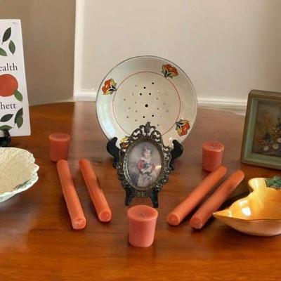 Woods Ivory Bowl, Book, Candles & More
