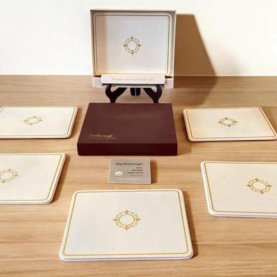 Vintage Marlborough Vinyl Table Mats Set of 6