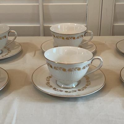 Royal Doulton Fairfax Set Of 6 Cups & Saucers