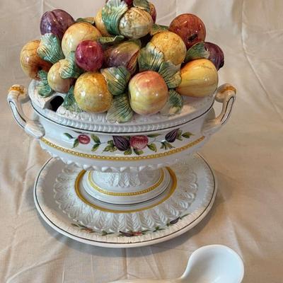 Vintage Soup Tureen and Ladle