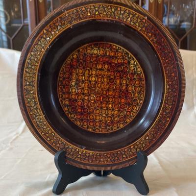 Mid East Wood and Mother Of Pearl Wall Art 