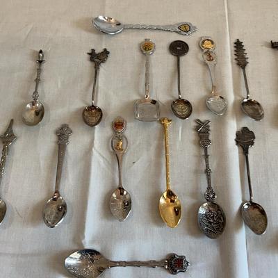 Silver and Silver Plate Collectible Spoons and More