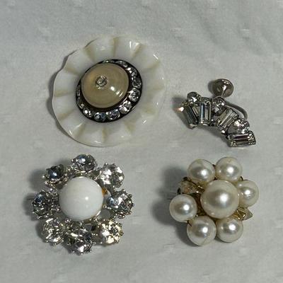Clip on Earring Set of 4 