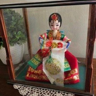 Korean Ceremonial Wedding Doll in Case