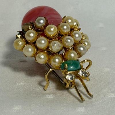 Beetle Brooch