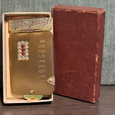Vintage Purse size Address flip book