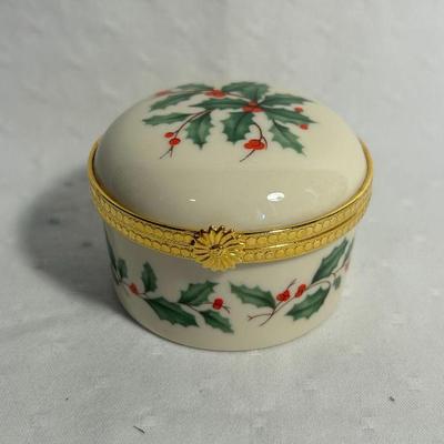 Lenox Christmas Trinket box