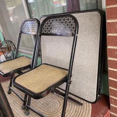 Vintage children’s table and chairs 