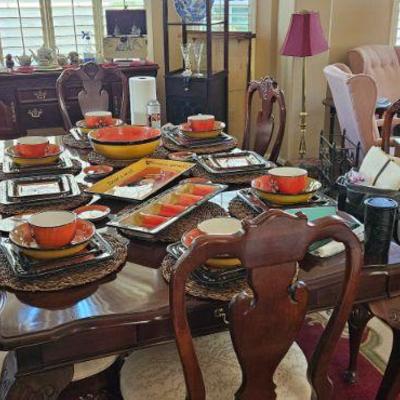Beautiful American Heritage Dining Room Set