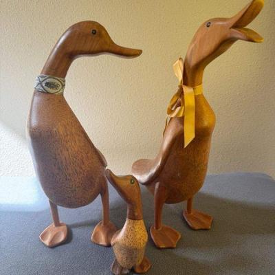 Available in auction - Lot 24 - wooden ducks