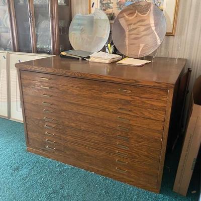 Maps Artwork drawers. 