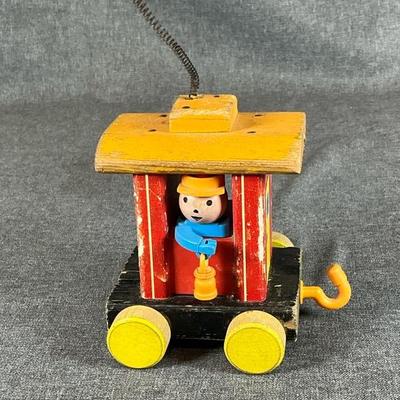 Vintage 1963 Fisher-Price Huffy Puffy Traincar