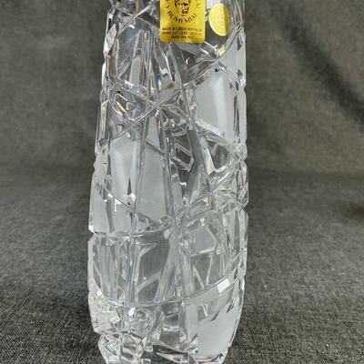 Caesar Crystal Bohemiae Mars Standard Torpedo Vase By Rosa