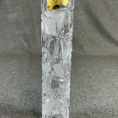 Caesar Crystal Bohemiae Mars Medium Pillar Vase By Rosa