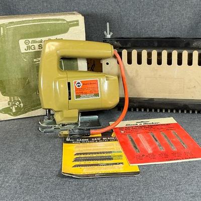 Vintage Black&Decker Jig Saw And Craftsman Dovetail Jig