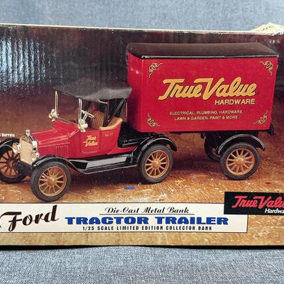 Ford Die Cast Metal Bank 1918 (TrueValue Hardware )