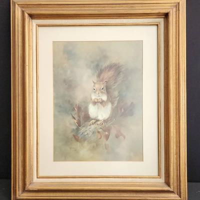 Vintage Betty Allison Framed Print - "Contentment" 