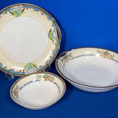 Three Beautiful Noritake China Pieces