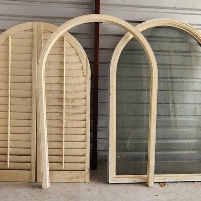 Vintage Architectural French Window Set...Gorgeous!