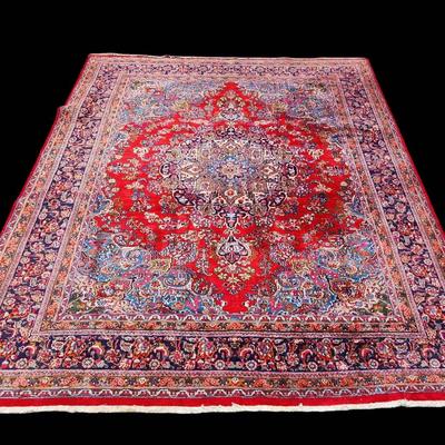 Item #9, Vintage Elegant Persian-Style Rug