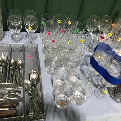 Assorted Glassware