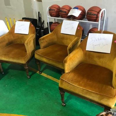 Harvest Gold Side Chairs